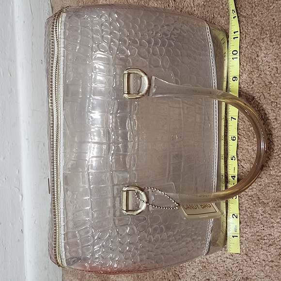 Furla Clear Opaque Jelly PVC Candy Bag Purse Satchel Handbag - Picture 13 of 15